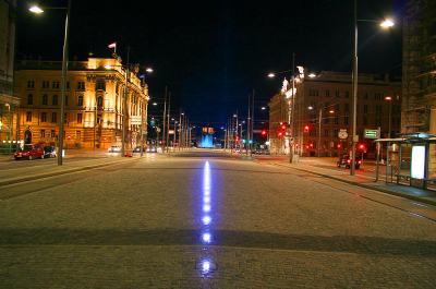 Beleuchtung am Schwarzenbergplatz